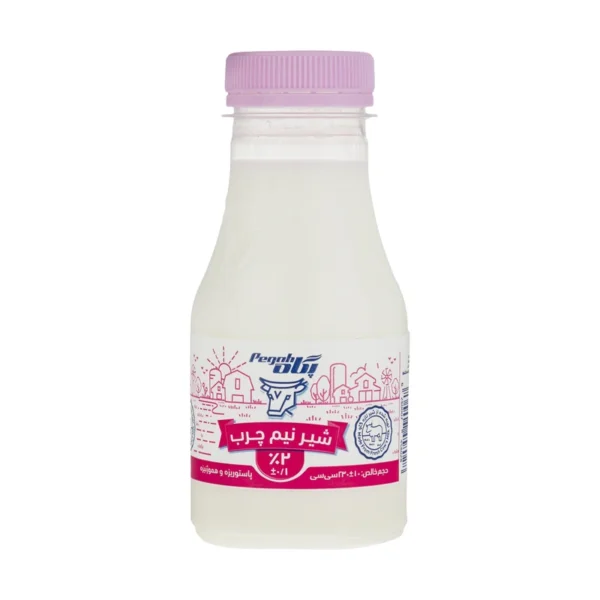 شیر نیم چرب پگاه - 230 میلی لیتر
