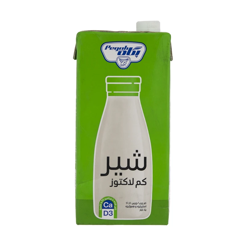 qualityq_90-24480 شیر کم لاکتوز پگاه - 1 لیتر - تصویر 1