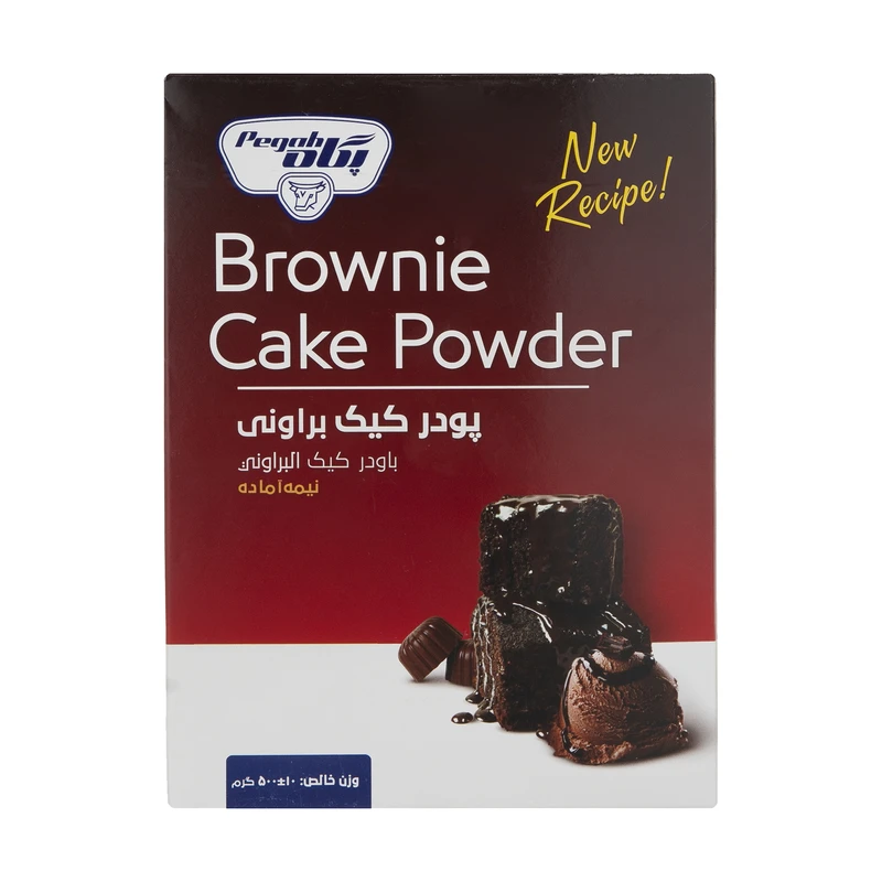 qualityq_90-24492 پودر کیک پگاه با طعم براونی - 500 گرم - تصویر 1