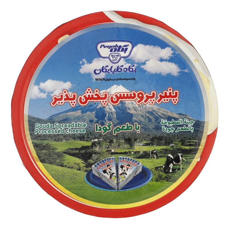 qualityq_90-24541 پنیر پیتزا پروسس شده با طعم گودا پگاه - 140 گرم - تصویر 1