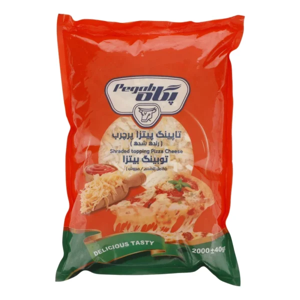 پنیر تاپینگ پیتزا پر چرب پگاه - 2000 گرم