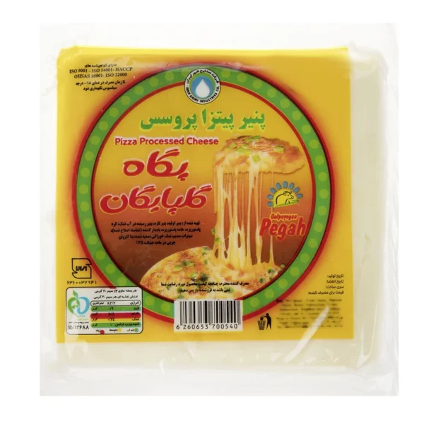 پنیر پیتزا پروسس پگاه مقدار 400 گرم