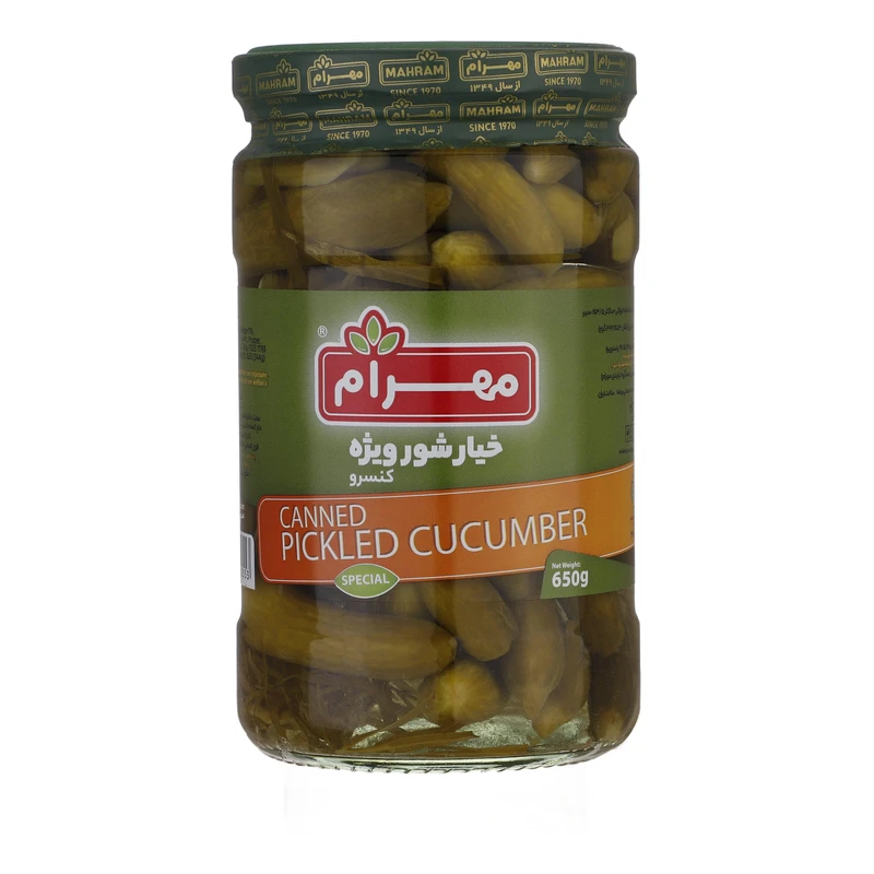 qualityq_90-2476 خیارشور ویژه مهرام - 650 گرم - تصویر 1