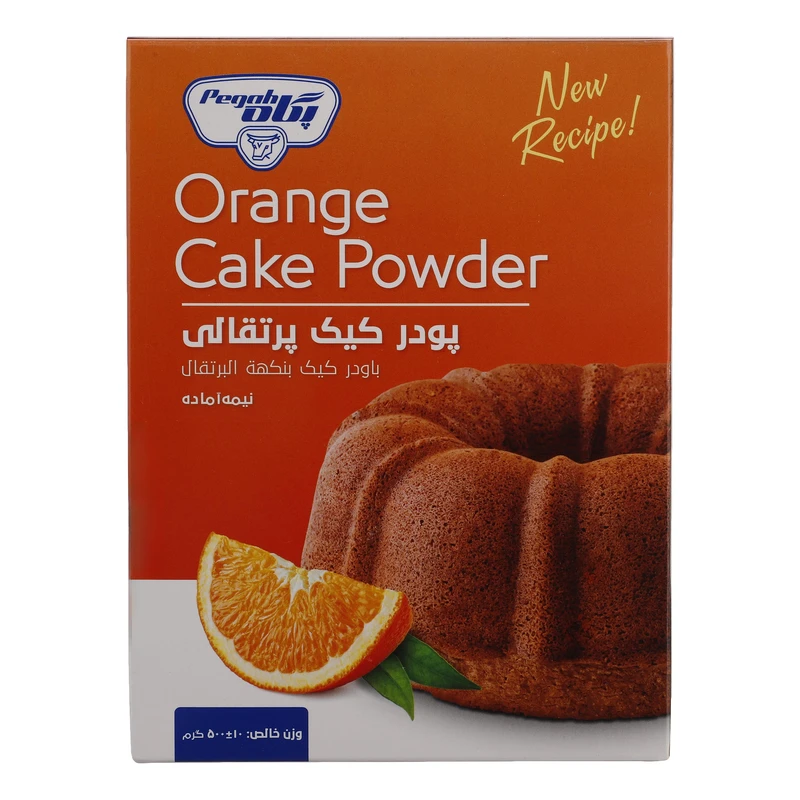 qualityq_90-24881 پودر کیک پرتقالی پگاه - 500 گرم - تصویر 1