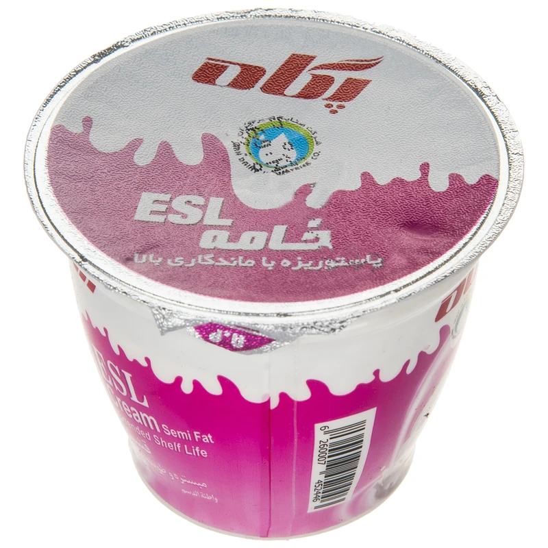 qualityq_90-25037 خامه نیم چرب با ماندگاری بالا پگاه مقدار 100 گرم - تصویر 1