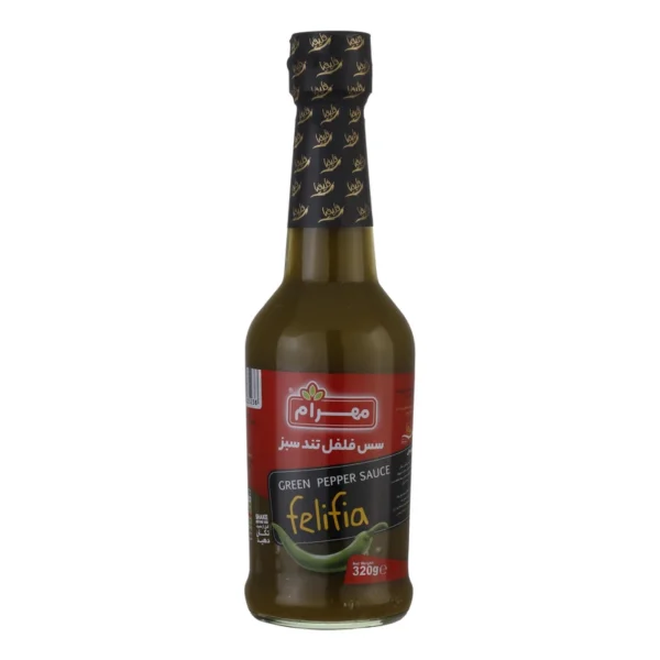 سس فلفل سبز تند مهرام - 320 گرم