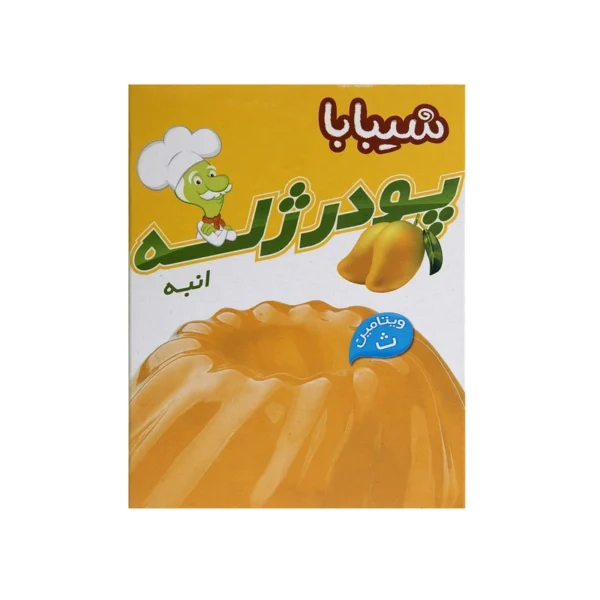 پودر ژله انبه شیبابا مقدار 100 گرم