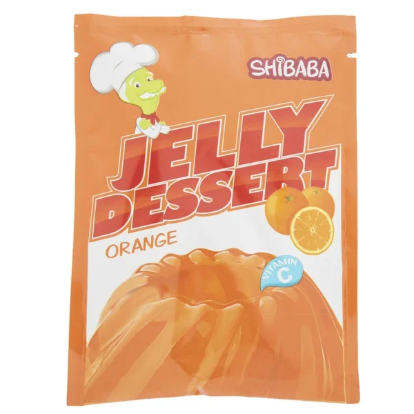 پودر ژله پرتقال شیبابا مقدار 100 گرم