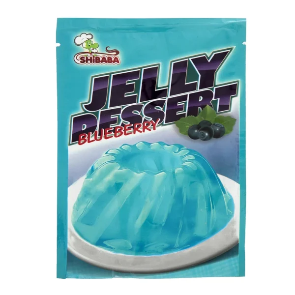 پودر ژله بلوبری شیبابا مقدار 100 گرم
