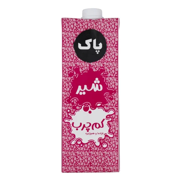 شیر تازه کم چرب پاک - 1 لیتر