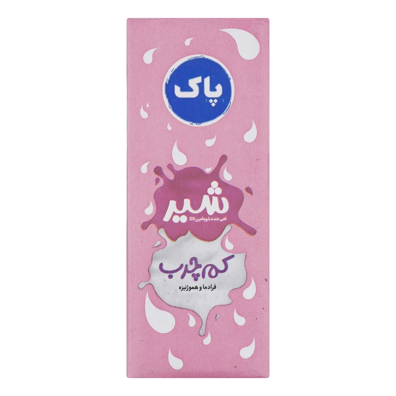 qualityq_90-26993 شیر کم چرب با ویتامین D3 پاک - 200 میلی لیتر - تصویر 1