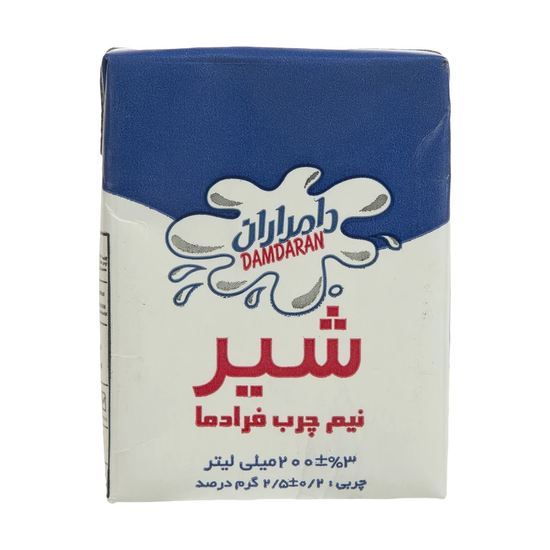 qualityq_90-27324 شیر نیم چرب دامداران - 200 میلی لیتر - تصویر 1