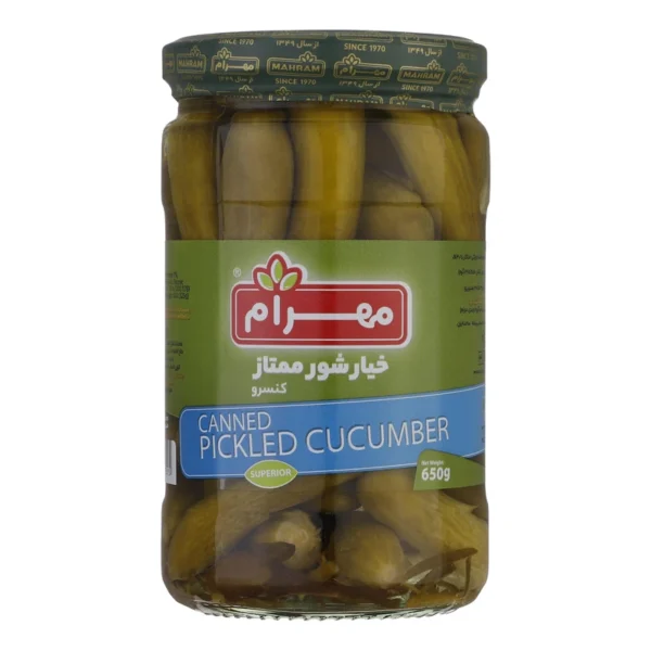 خیارشور ممتاز مهرام - 650 گرم