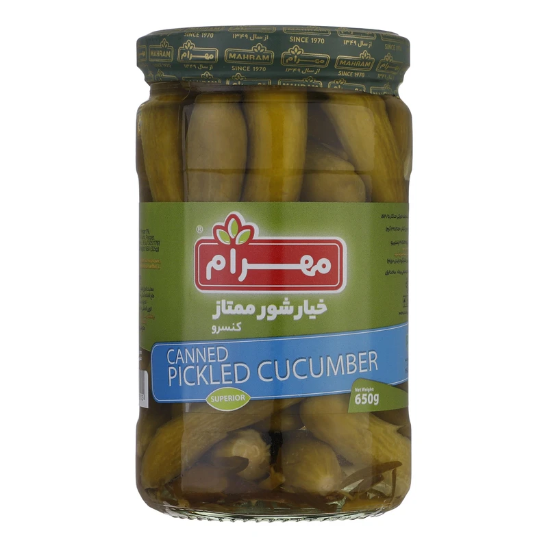 qualityq_90-2917 خیارشور ممتاز مهرام - 650 گرم - تصویر 1