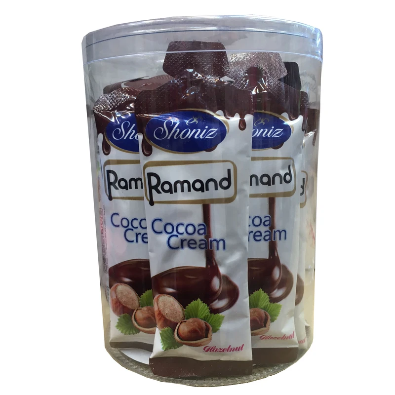 qualityq_90-29692 کرم کاکائو با طعم فندق رامند شونیز- 20 گرم بسته 18 عددی - تصویر 1