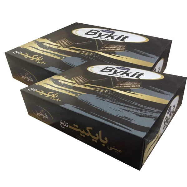 qualityq_90-30266 ویفر شکلاتی مینی بایکیت تلخ شونیز - 500 گرم بسته 2 عددی - تصویر 1