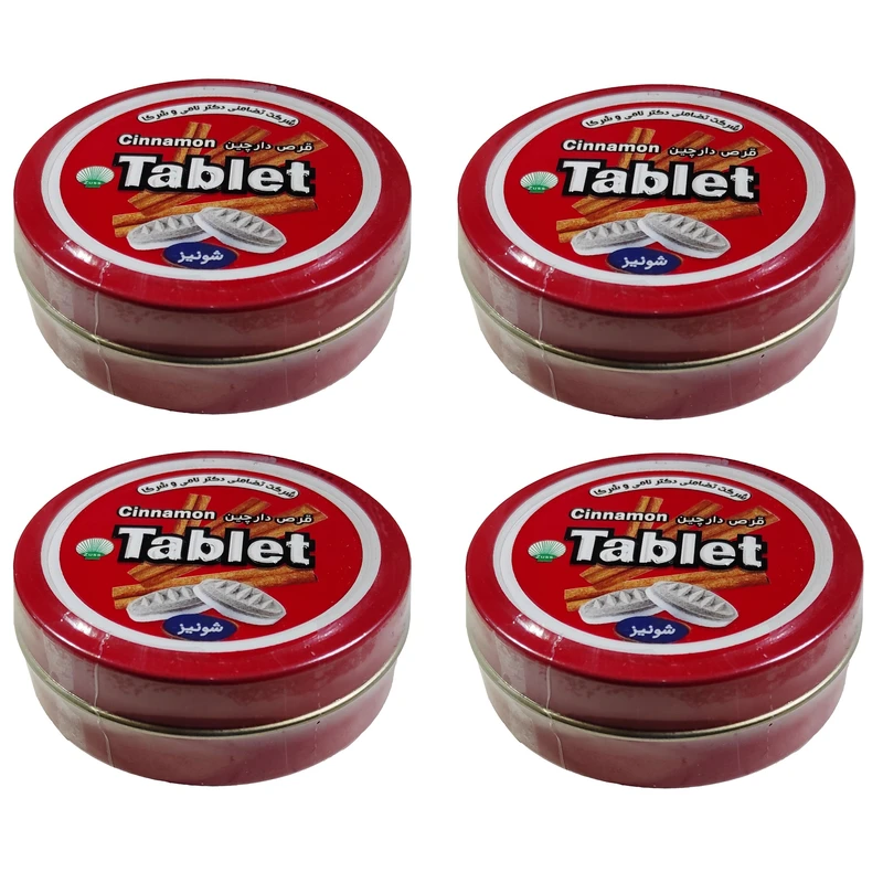 qualityq_90-30481 قرص خوشبو کننده دهان با طعم دارچین و نعناع شونیز - 35 گرم بسته 4 عددی - تصویر 1