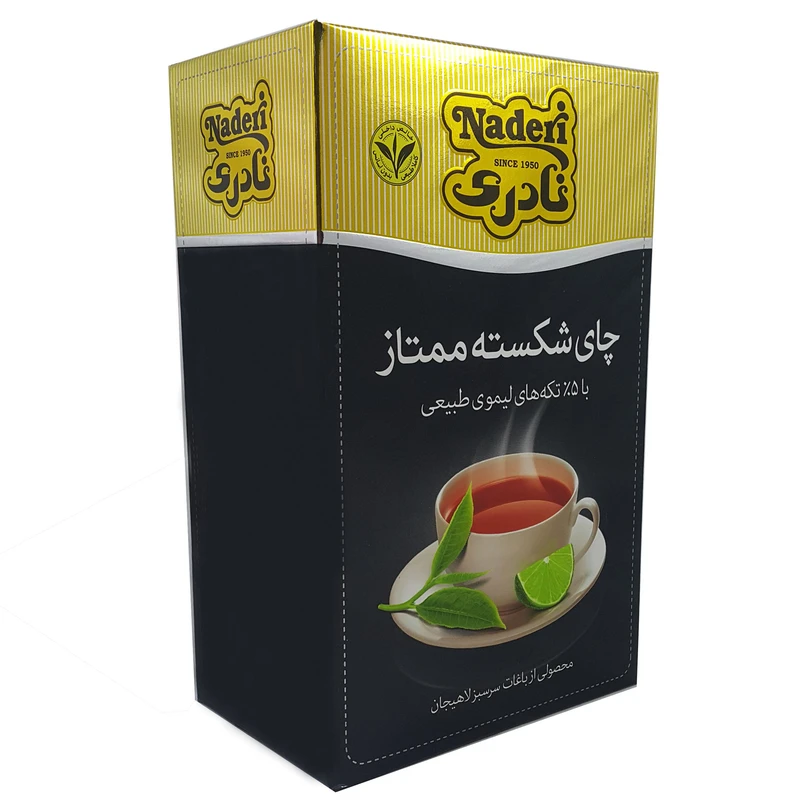 qualityq_90-30833 چاي شكسته ممتاز با طعم ليمو نادري مقدار 450 گرم - تصویر 1