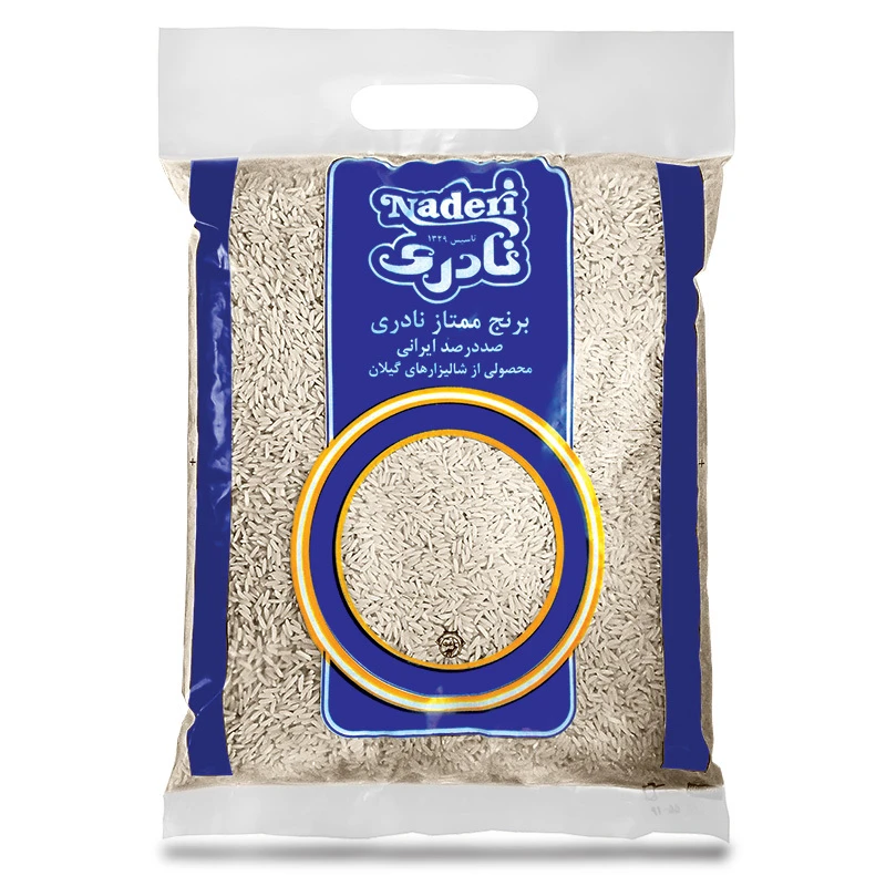 qualityq_90-31123 برنج ممتاز گیلان نادری - 2250 گرم - تصویر 1
