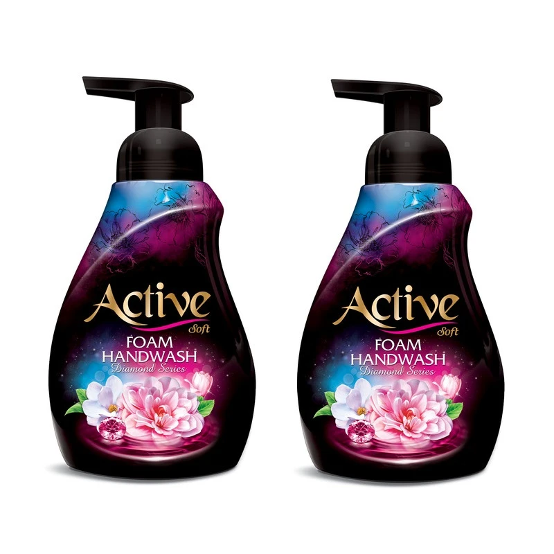 qualityq_90-31977 فوم دستشویی اکتیو مدل شب بو وزن 500 گرم بسته 2 عددی - تصویر 1