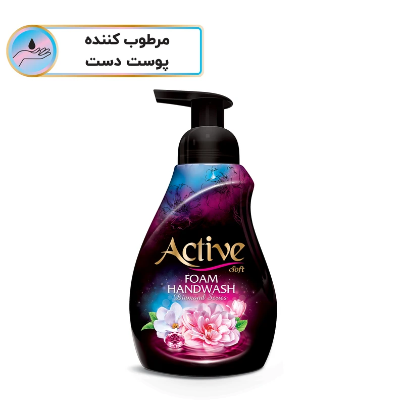 qualityq_90-32332 فوم دستشویی اکتیو مدل Flower وزن 500 گرم - تصویر 1