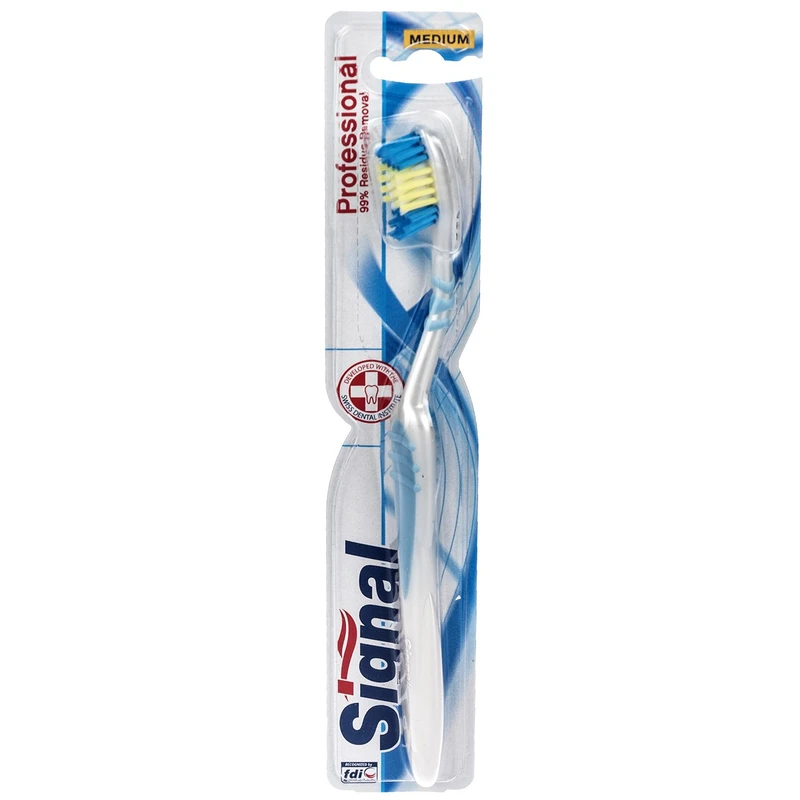 qualityq_90-32646 مسواک سیگنال مدل Professional با برس متوسط - تصویر 1