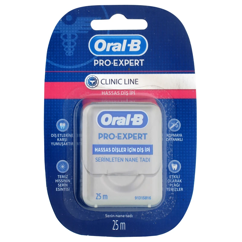 qualityq_90-32901 نخ دندان اورال-بی سری pro-expert مدل CLINIC LINE - تصویر 1