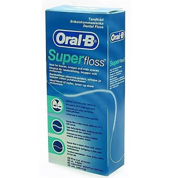 qualityq_90-32912 نخ دندان اورال-بی مدل Super Floss - تصویر 1