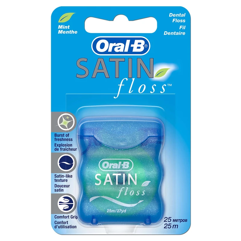 qualityq_90-33011 نخ دندان اورال-بی مدل Satin floss - تصویر 1