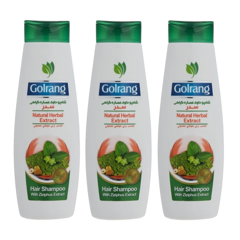 qualityq_90-33661 شامپو مو گلرنگ مدل سدر حجم 400 میلی لیتر مجموعه 3 عددی - تصویر 1