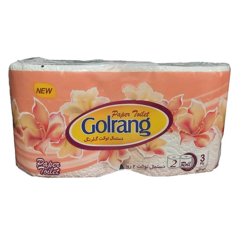 qualityq_90-33975 دستمال توالت گلرنگ مدل fg20 بسته 2 عددی - تصویر 1