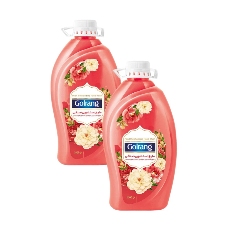 qualityq_90-33982 مایع دستشویی گلرنگ مدل صدفی وزن 2 کیلوگرم بسته 2 عددی - تصویر 1