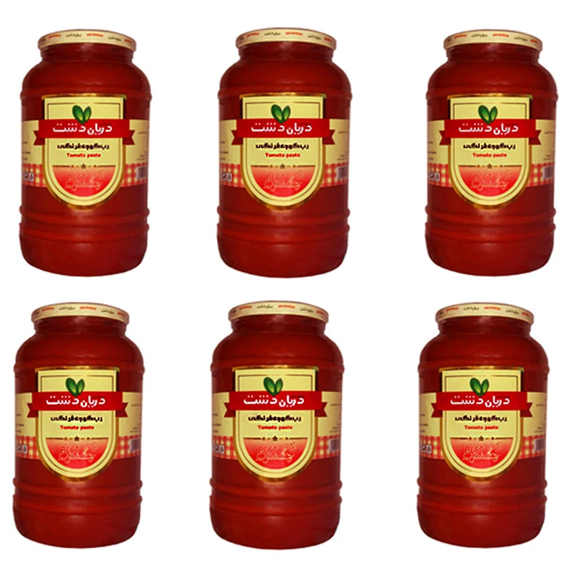 qualityq_90-34789 رب گوجه فرنگی دریان دشت - 1550 گرمی بسته 6 عددی - تصویر 1