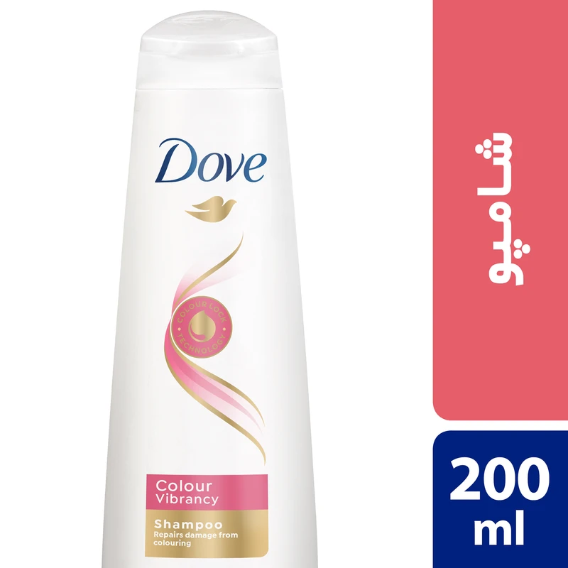 qualityq_90-34917 شامپو مخصوص موهای رنگ شده داو مدل Color Vibrancy حجم 200 میلی لیتر - تصویر 1