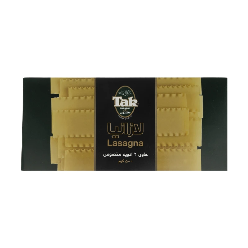 qualityq_90-3552 لازانیا تک ماکارون مقدار 500 گرمی - تصویر 1