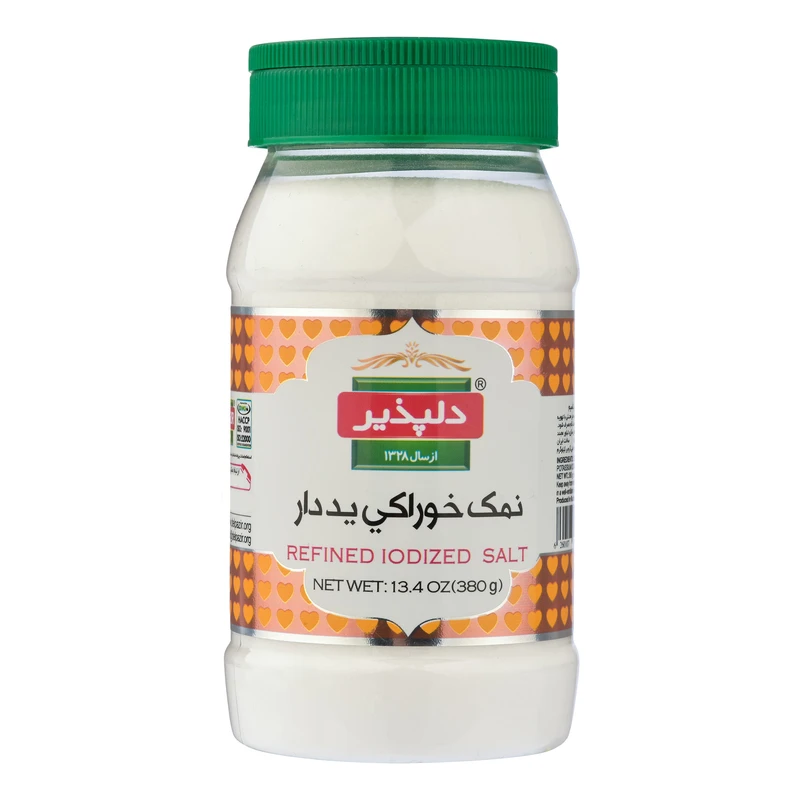 qualityq_90-35816 نمک خوراکی ید دار دلپذیر - 380 گرم - تصویر 1