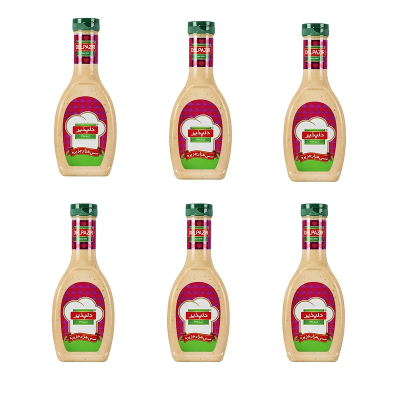 qualityq_90-35980 سس هزار جزیره دلپذیر -454 گرم بسته 6 عددی - تصویر 1