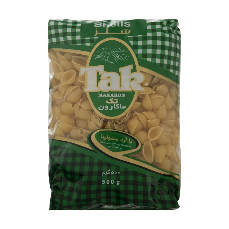 qualityq_90-3624 ماکارونی شلز تک ماکارون مقدار 500 گرمی - تصویر 1