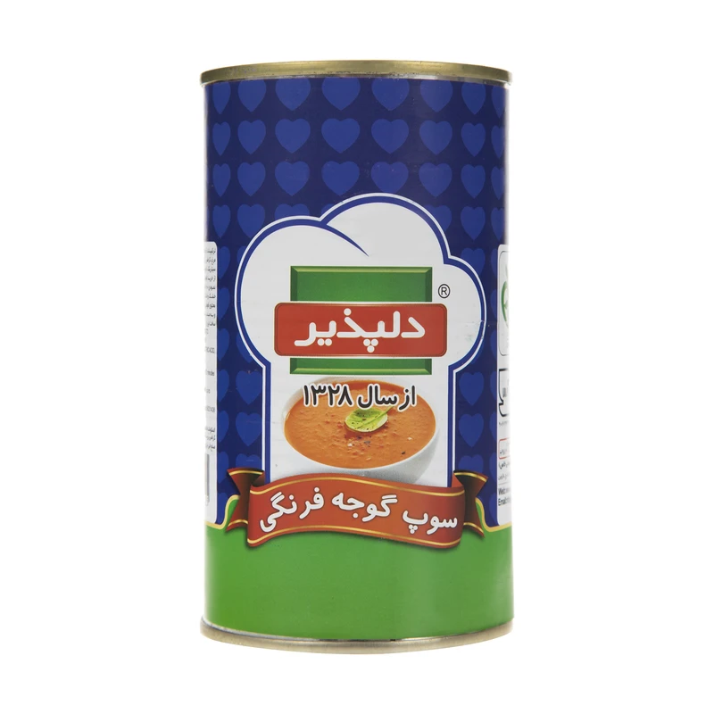 qualityq_90-36264 کنسرو سوپ گوجه فرنگی دلپذیر مقدار 500 گرم - تصویر 1