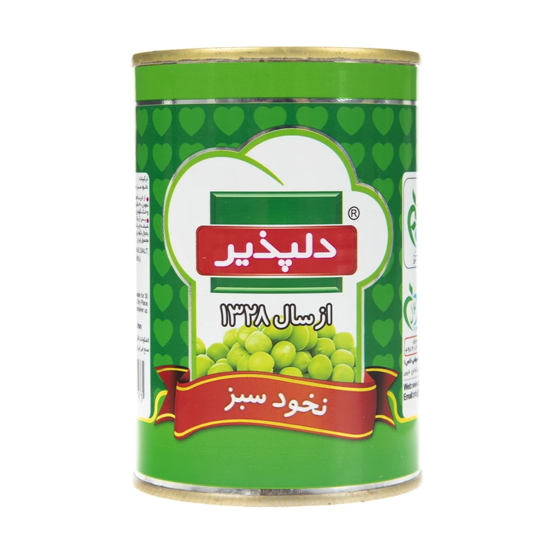 qualityq_90-36316 کنسرو نخود سبز دلپذیر - 420 گرم - تصویر 1
