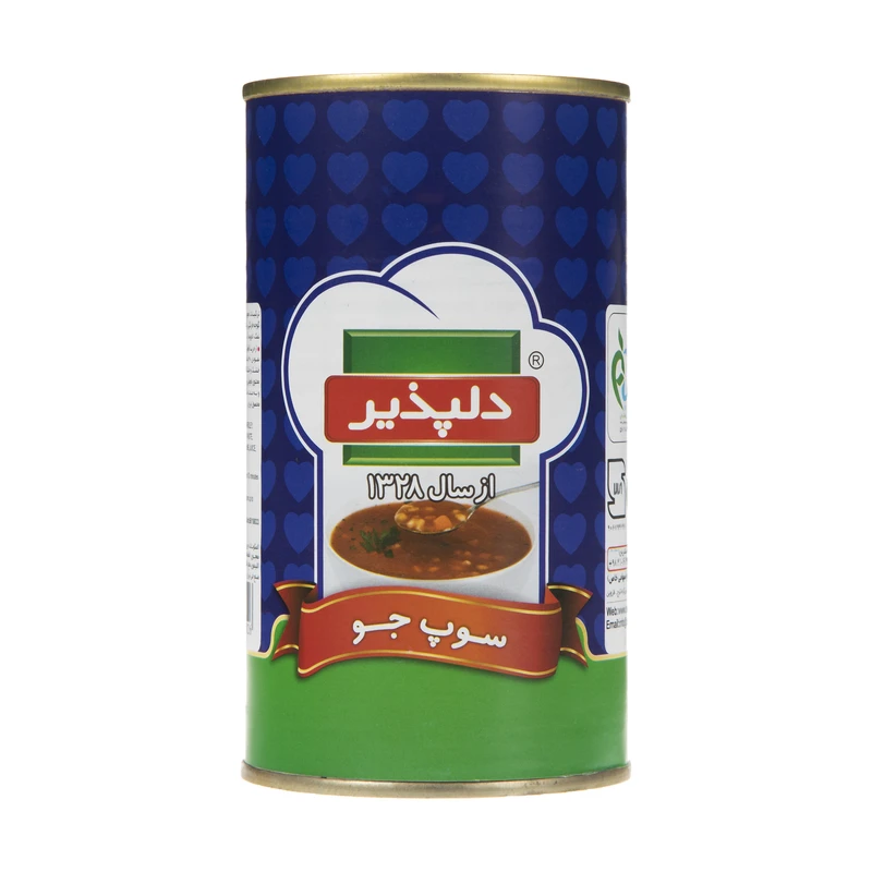 qualityq_90-36332 کنسرو سوپ جو دلپذیر مقدار 500 گرم - تصویر 1