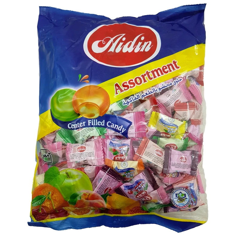 qualityq_90-36452 آبنبات با طعم میوه و مغز پاستیل آیدین مقدار 1 کیلوگرم - تصویر 1