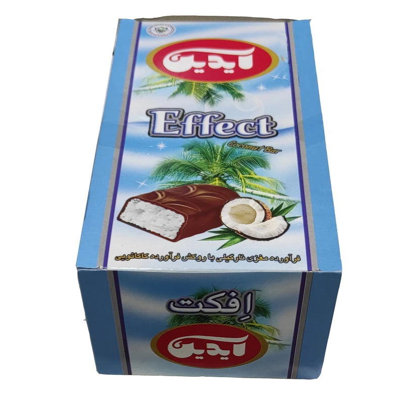 qualityq_90-36572 فرآورده نارگیلی با روکش کاکائو آیدین - 22 گرم بسته 24 عددی - تصویر 1