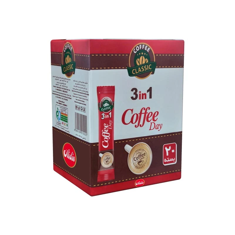 qualityq_90-36608 کافی میکس 3*1 کلاسیک کافی دی آیدین بسته 20 عددی - تصویر 1