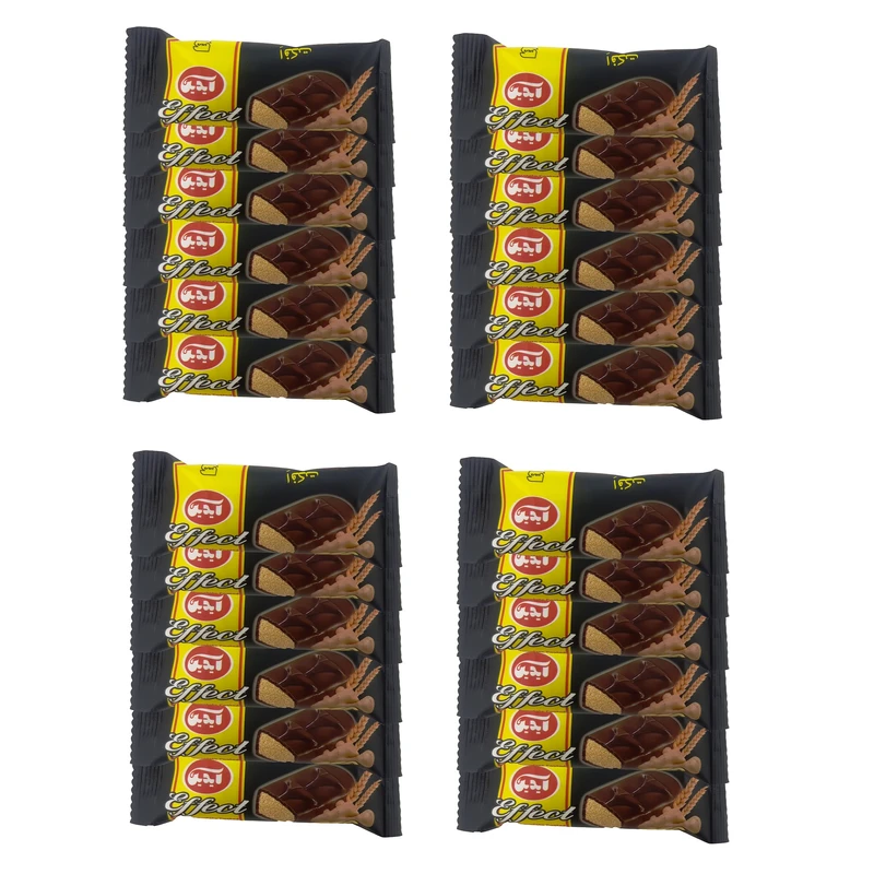 qualityq_90-36814 شیرینی زنجبیلی با روکش کاکائویی تلخ آیدین مقدار 19 گرم بسته 24 عددی - تصویر 1