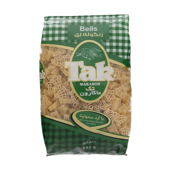 ماکارونی زنگوله ای تک ماکارون مقدار 500 گرمی