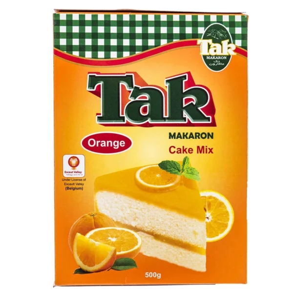 پودر کیک پرتقال تک ماکارون مقدار 500 گرم