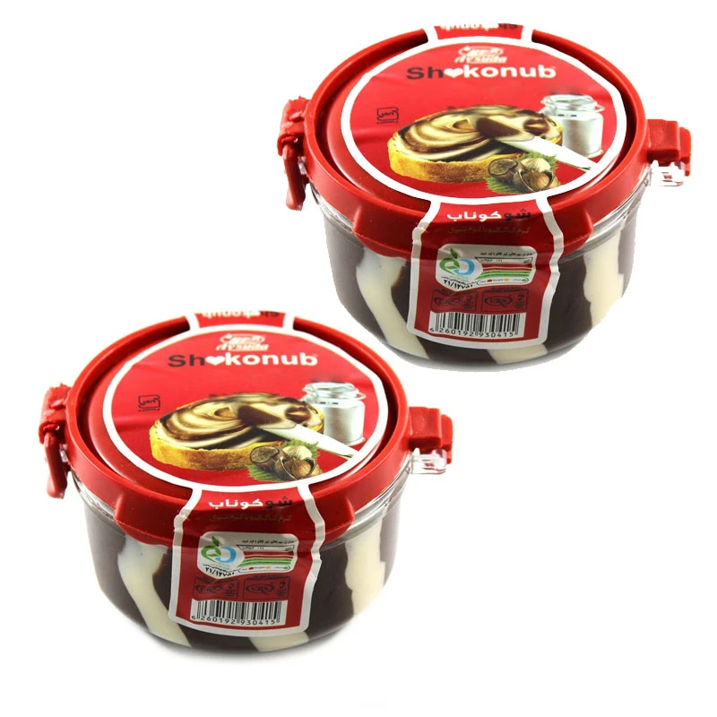 qualityq_90-38605 شکلات صبحانه شوکوناب دو رنگ آی سودا - 250 گرم بسته 2 عددی - تصویر 1