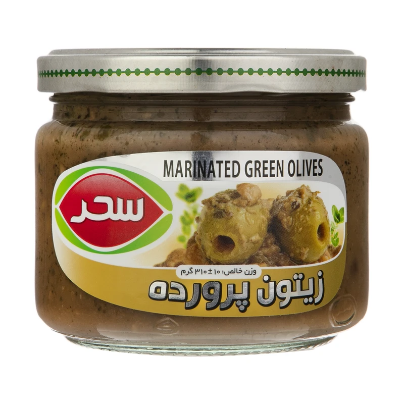 qualityq_90-38808 زیتون پرورده سحر - 310 گرم - تصویر 1