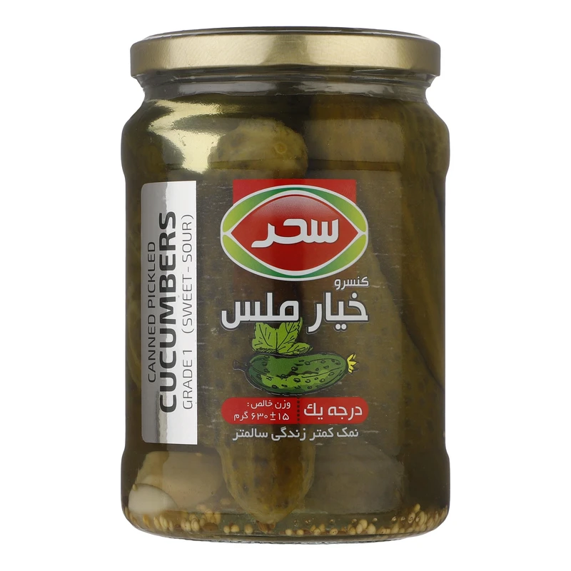 qualityq_90-38890 خيار شور درجه یک سحر - 640 گرم - تصویر 1